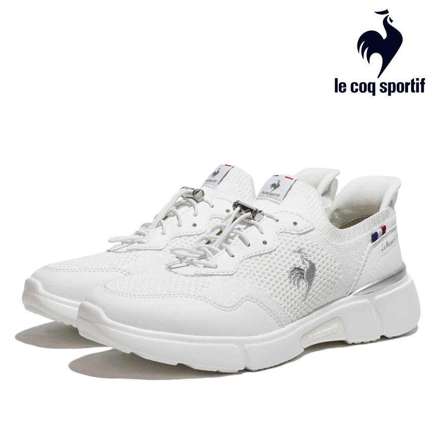 【ルコック】ポルティフ ホワイト QL3XJC01WH le coq sportif（ルコックスポルティフ） 公式 撥水 スニーカー