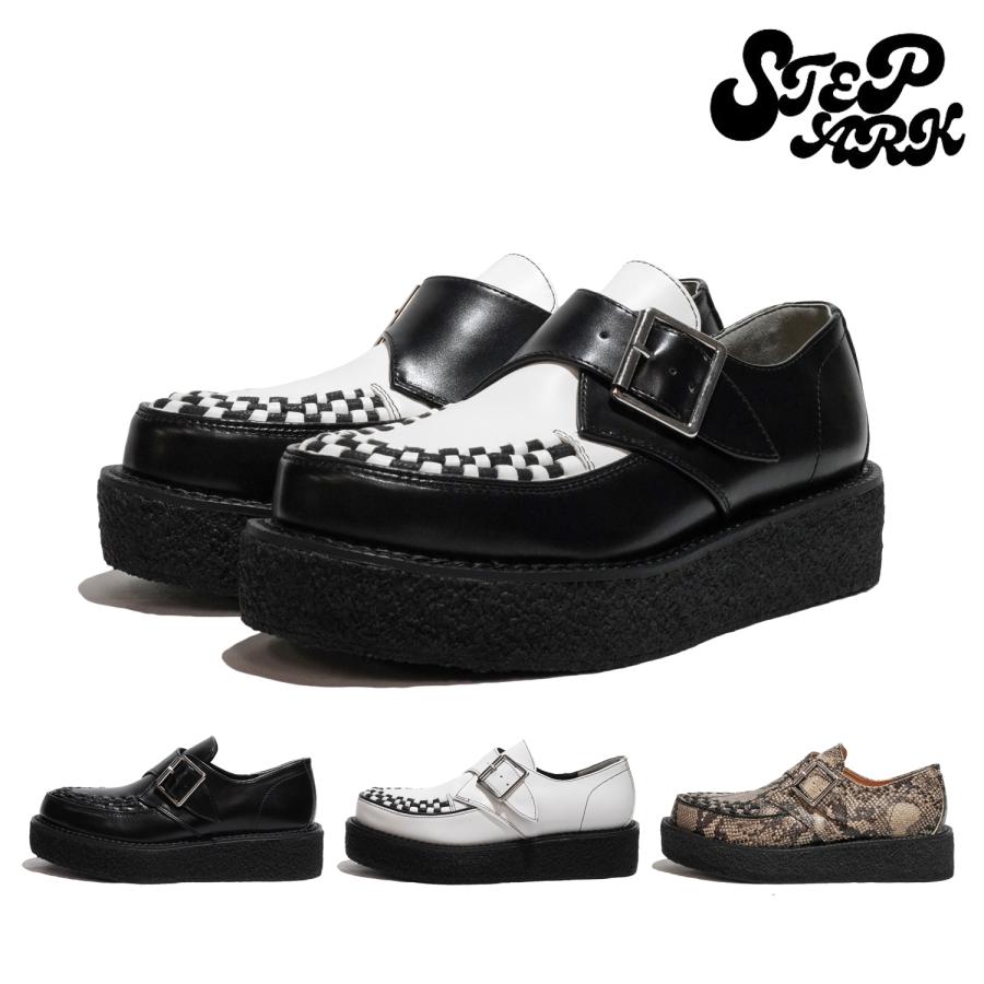 STEPARK（ステッパーク） ラバーソール モンクストラップ 厚底 STEPARK