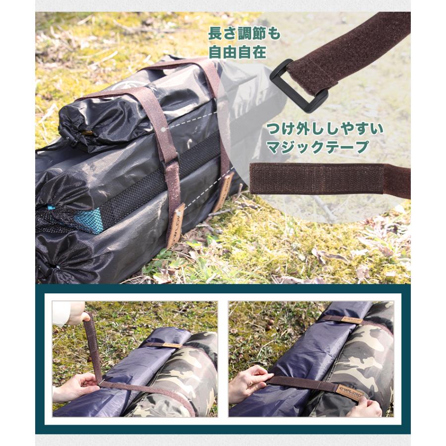 荷物 固定 ベルト 4本 セット 荷締めベルト 荷締バンド 固定ベルト 固定バンド ストラップ 荷物ベルト マジックバンド 結束バンド 荷造り 「meru」 | ブランド登録なし | 04