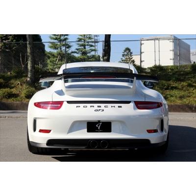 ポルシェ 991 GT3 カーボンリアウィング (100mmワイド/翼端板付 