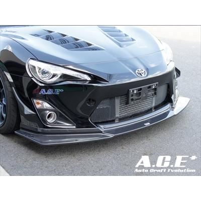 86 ZN6 前期 A.C.E+(エース) フロントカナード FRP製 : エアロ