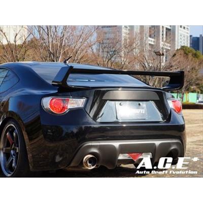 86 ZN6 A.C.E+(エース) リアウィング カーボンフラップ仕様 塗装済み