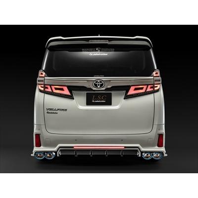 ヴェルファイア 30系 Zグレード 後期 L.S.C リヤアンダースポイラー LEDローマウント付き 塗装済[単色]（要色指定）_2
