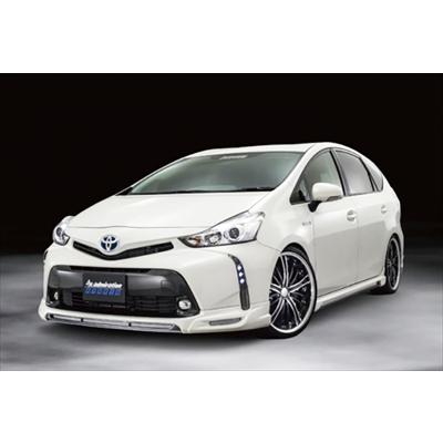 プリウスアルファ ZVW40W/41W 後期 HYBRID フロントハーフスポイラー