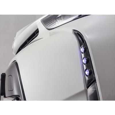 プリウスアルファ ZVW40W/41W 後期 HYBRID LEDスポット3連キット 素地 LEDカラー：ホワイト_1