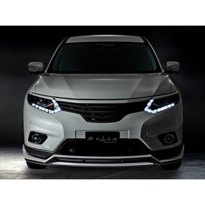 エクストレイル T32 前期 ベルタ フロントハーフスポイラー : エアロ