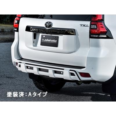 150 ランドクルーザー プラド 後期 リヤスキッドスポイラーメーカー塗