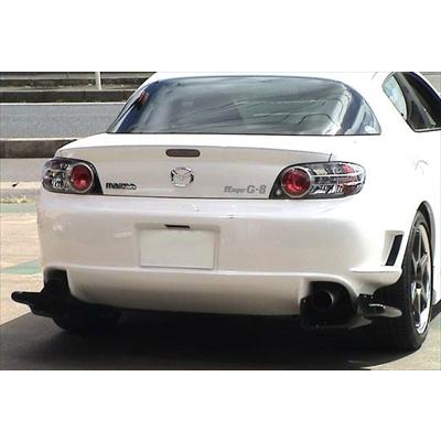 RX8 SUPER-G リアバンパー＆ディフューザー 塗装取付込 : エアロ