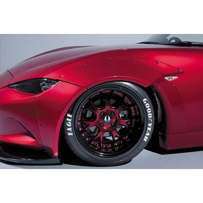 【美品】 ndロードスター 左側フロントフェンダー ガレージベリー ロードスター ND フロントフェンダー(網付) FRP