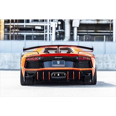 アヴェンタドール　リアディフューザー　未装着　DMCタイプボルトオン綾織カーボン ランボルギーニ アヴェンタドール GT Type2 リアディフューザー