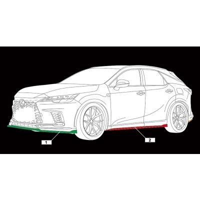 TALH17 LEXUS レクサス RX500h ドアパネル サイドモール083 TALH17 LEXUS レクサス RX500h ドアパネル サイドモール083