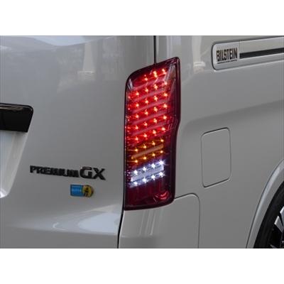 NV350キャラバン テールランプ フルLED クリア/クローム : エアロ