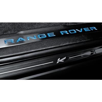 RANGE ROVER EVOQUE Door Entry Sill Plates In Stainless Steel Door