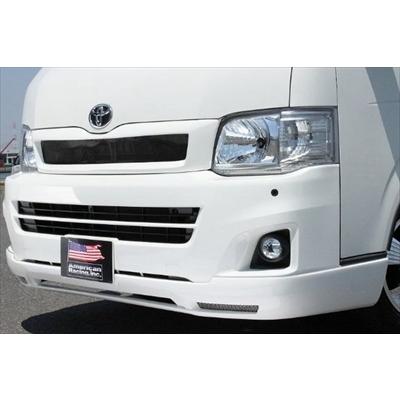 ハイエース　3型ワイド　フロントグリルバンパー　リアミラーセット ハイエース 200系 ワイドボディ SAVANT 3型専用フロントグリル タイプ2