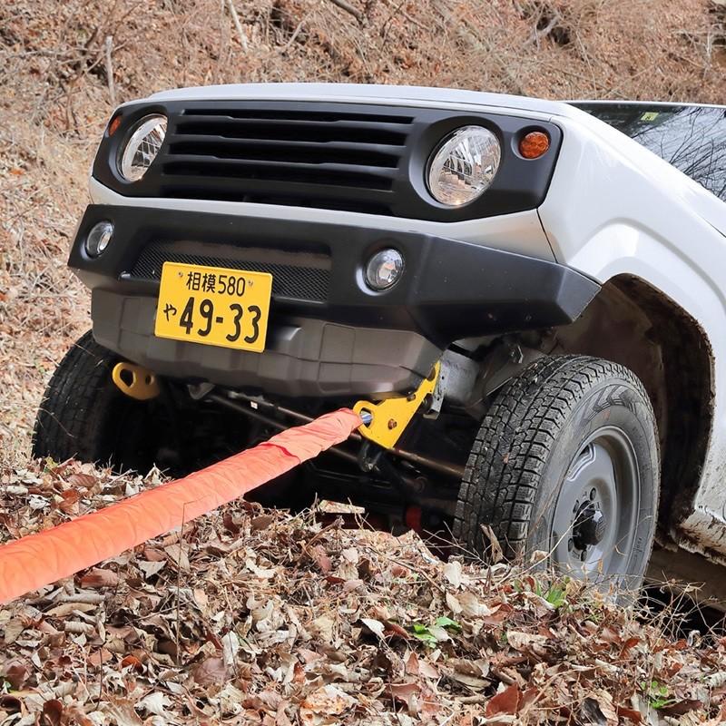 手数料安い Jb74w ジムニーシエラ タクティカルバンパー装着車用 牽引フック 9mm厚 フロント左 全国宅配無料 Www Muslimaidusa Org