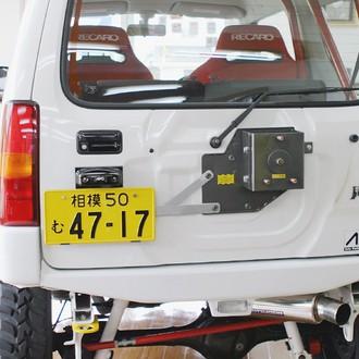 正規店仕入れの ジムニー Jb23 スペアタイヤ一本背負い ナンバー移動キット 注目の Futureleaders Org Uk