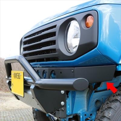ジムニー JB64 タニグチ フロントエプロン 黒 新型ジムニー JB64/74 フロントエプロン 艶消し黒塗装済み