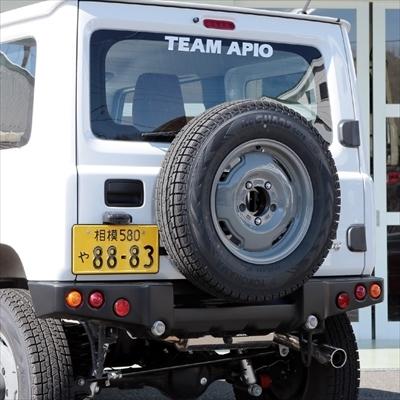 ジムニーJB64 スペアタイヤ　ブラケット 楽天市場】ジムニーJB64, JB74用 スペアタイヤ移動ブラケット