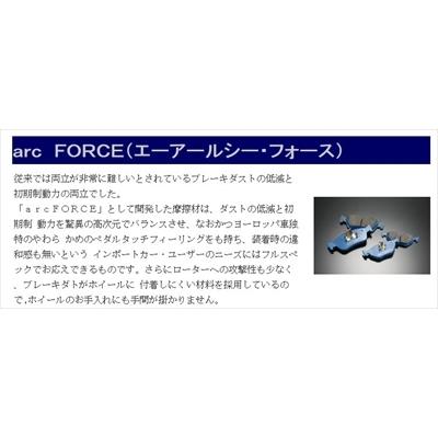 ブランド登録なし - arc FORCE うち切りパッド 向こう正面のみ Z3 2.2i CN22