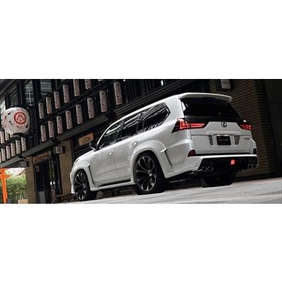 LEXUS LX570 後期 BLACK LABEL リアゲートスポイラー FRP製 塗装取付込