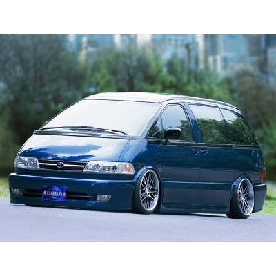 加工用補修用カスタムTCR エスティマフロント一式ヘッドライト・グリル・コーナー MONOBOX ボンネット・グリルセット（LEDマーカー付）標準ボディ用