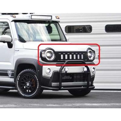 スズキ　ハスラーMR52 MR92 フロントグリル　Jスタイル L525 ハスラー MR52S MR92S Jスタイル グリル 71743-59S5 : V