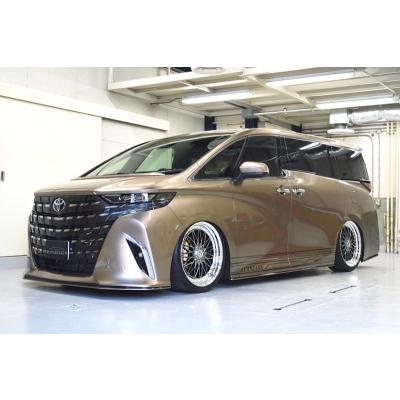 40 アルファード フロントリップスポイラー 平織りカーボン＋純正色＋