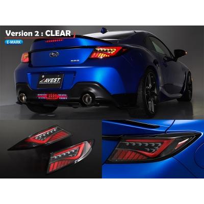 AVEST GR86 ZN8 フルLEDテールランプ Ver.2 クリア : エアロ