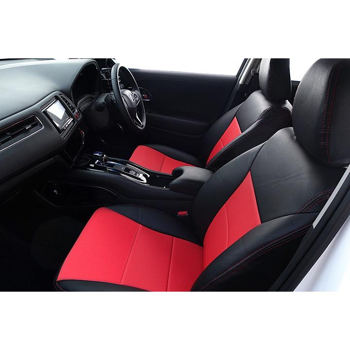 ヴェゼル Ru1 4 後期 18 2 シートカバー ヴェゼル 専用 ブラック 赤色 エアロ カスタムパーツのtoptuner 通販 Paypayモール