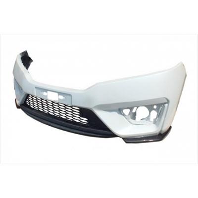 GP5 ホンダフィットフロントエアロ　リップスポイラー　カーポン調　新品未使用品 フィット ハイブリッド GP5/6 3分割カーボンリップスポイラー 純正形状