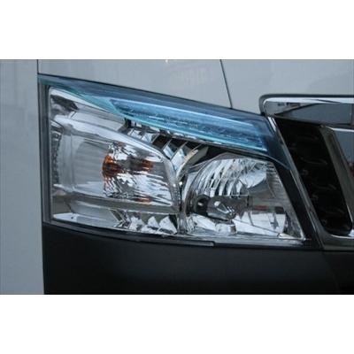 NV350キャラバン E26 1型 標準ボディ アクリル製 アイライン ブルー