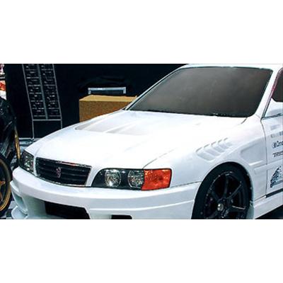 汎用 ボンネット　FRP. ホワイト エアロ JZX100 エアースクープボンネット (FRP) 塗装取付込 : エアロ.カスタム