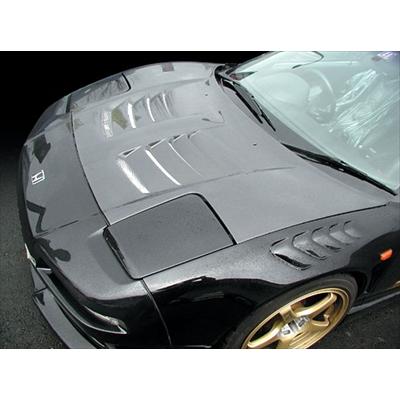 NSX エアースクープボンネット （カーボン） クリア塗装済み : エアロ 