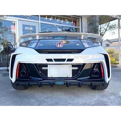 S660 JW5 リアディフューザー 純正位置(センター)マフラー用/アルミ