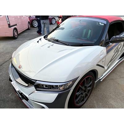 S660 JW5 エアロ ボンネット アルミメッシュカラー/シルバー(素地