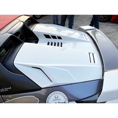 S660 JW5 エアロ エンジンフード 3連ダクト穴あけあり/アルミメッシュ