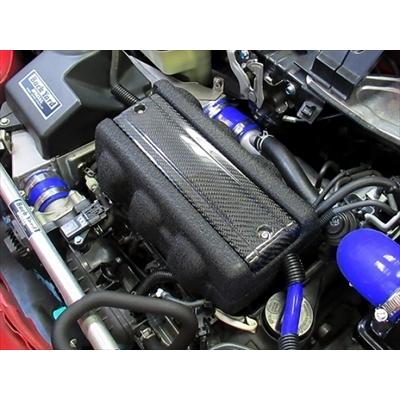 S660 JW5 エンジンカバー/ Ver.R 綾織りカーボン＆ブラック結晶塗装 