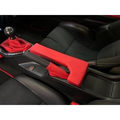 S660 JW5 アームレスト/センター レッド/ブラックステッチ : エアロ