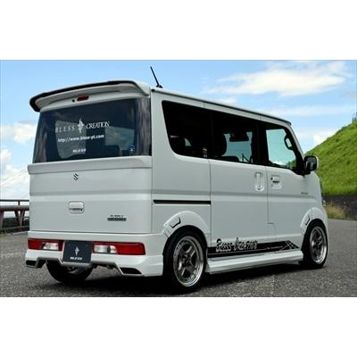 エブリイワゴン DA17W ワイドオーバーフェンダー FRP製 単色塗装済