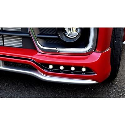MK53S スペーシア カスタム フロントハーフスポイラー Ver.2/LED有 塗