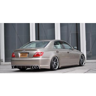 マークX GRX120 BOAST リアバンパースポイラー 塗装済み : エアロ