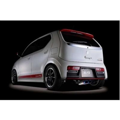 車 ha36sアルトワークスRSのBLITZフロント中間パイプマフラー