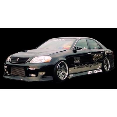 JZX110 マークII 純正後期フロントバンパーとサイドステップエアロパーツ