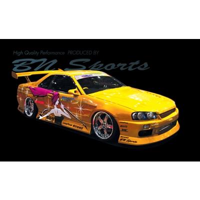 R34 スカイライン フロントバンパー Type-II : エアロ.カスタムパーツ 