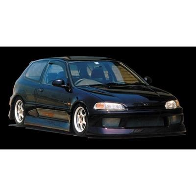 EG シビック フロントバンパー 塗装取付込 : エアロ.カスタムパーツの 