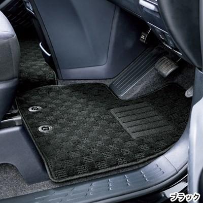 フロアマット ブラック ヒールパット無 内装用品 スタンダードタイプ エアロ カスタムパーツのtoptuner ラティス
