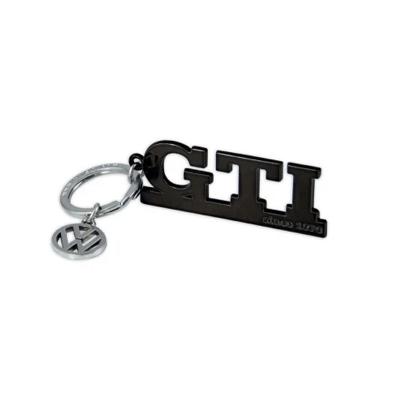 VW GTI チャーム付き キーリング SINCE 1976/BLACK : エアロ.カスタム 