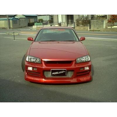 R34 スカイラインセダン フロントバンパー 塗装取付込 : エアロ