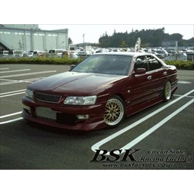 ローレル C35 クラブS フロントバンパースポイラー 塗装取付込