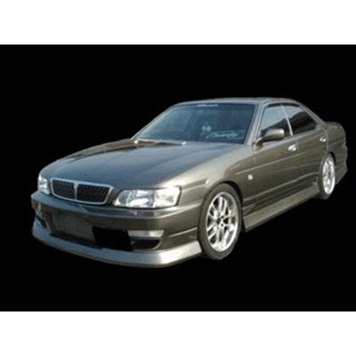 ローレル C35 前期 メダリスト フロントバンパースポイラー 塗装取付込